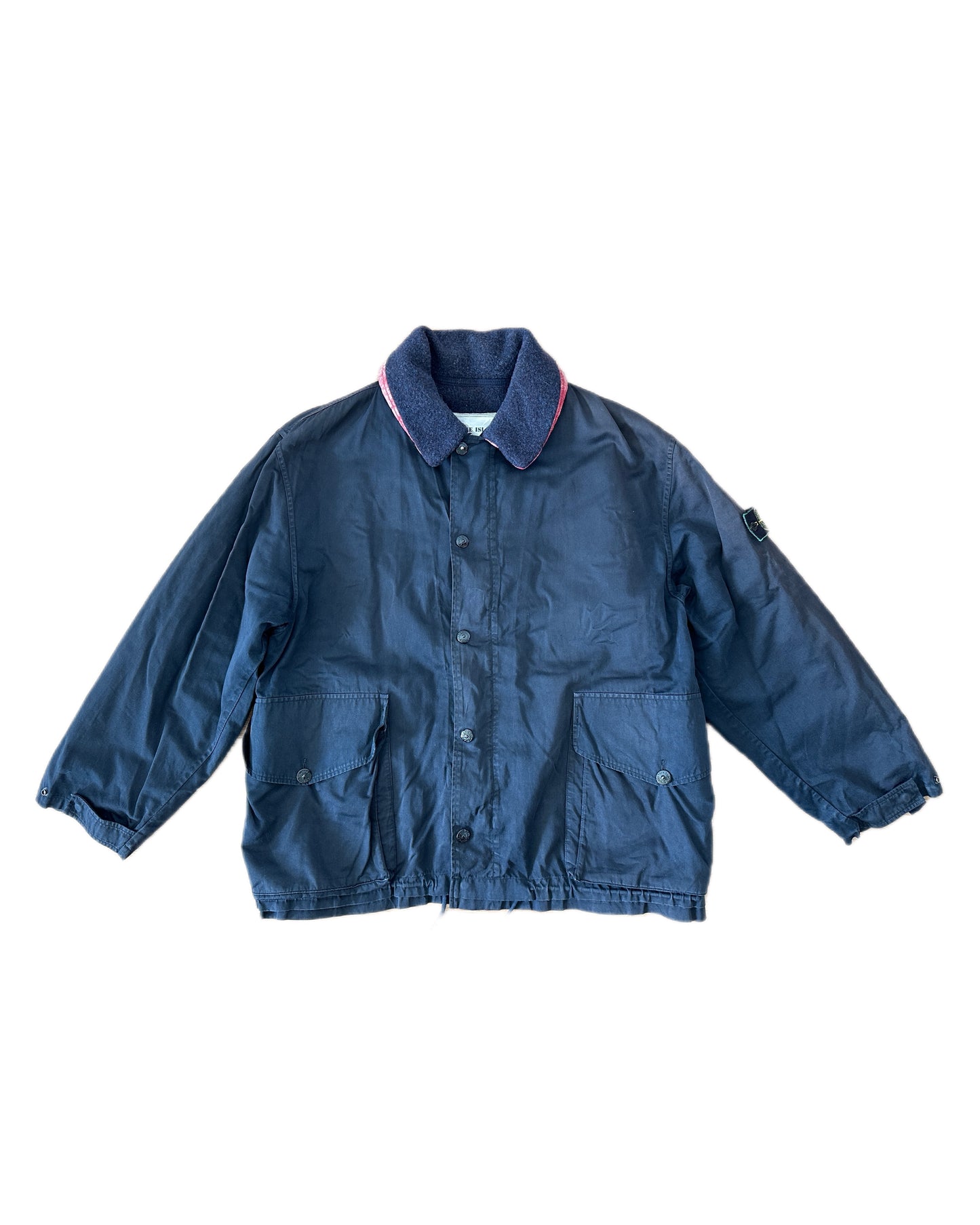 Stone Island 1993 Raso Gommato Dual Layer Jacket - XL - Made in Italy