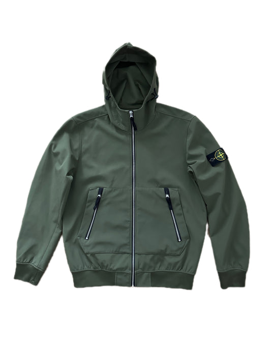 Stone Island 2021 Light Soft Shell-R e-dye Technology Jacket - L