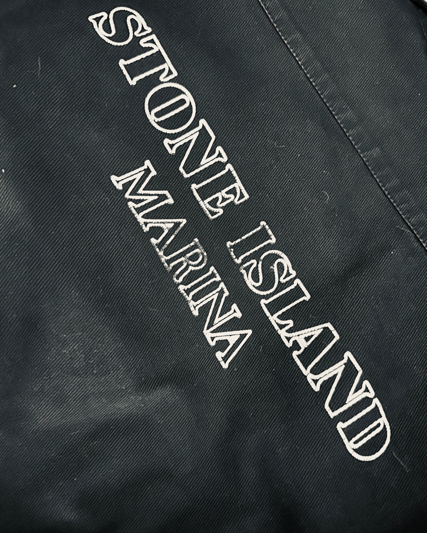 Stone Island Marina 2015 Glow in the Dark Print Zip Overshirt - M - Made in Italy
