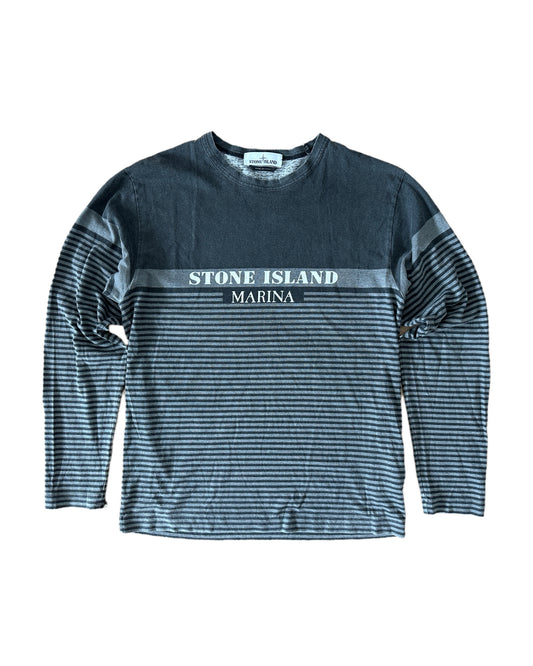 Stone Island Marina 2017 Corrosion Print Longsleeve T-Shirt - L - Made in Italy