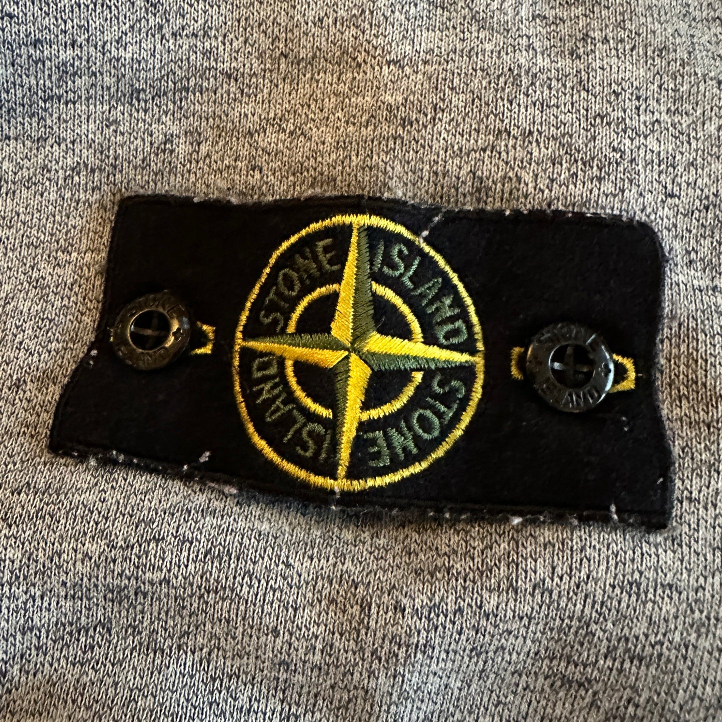 Stone Island 2019 Grey Cotton Fleece Sweatshirt - XXL - Made in Italy