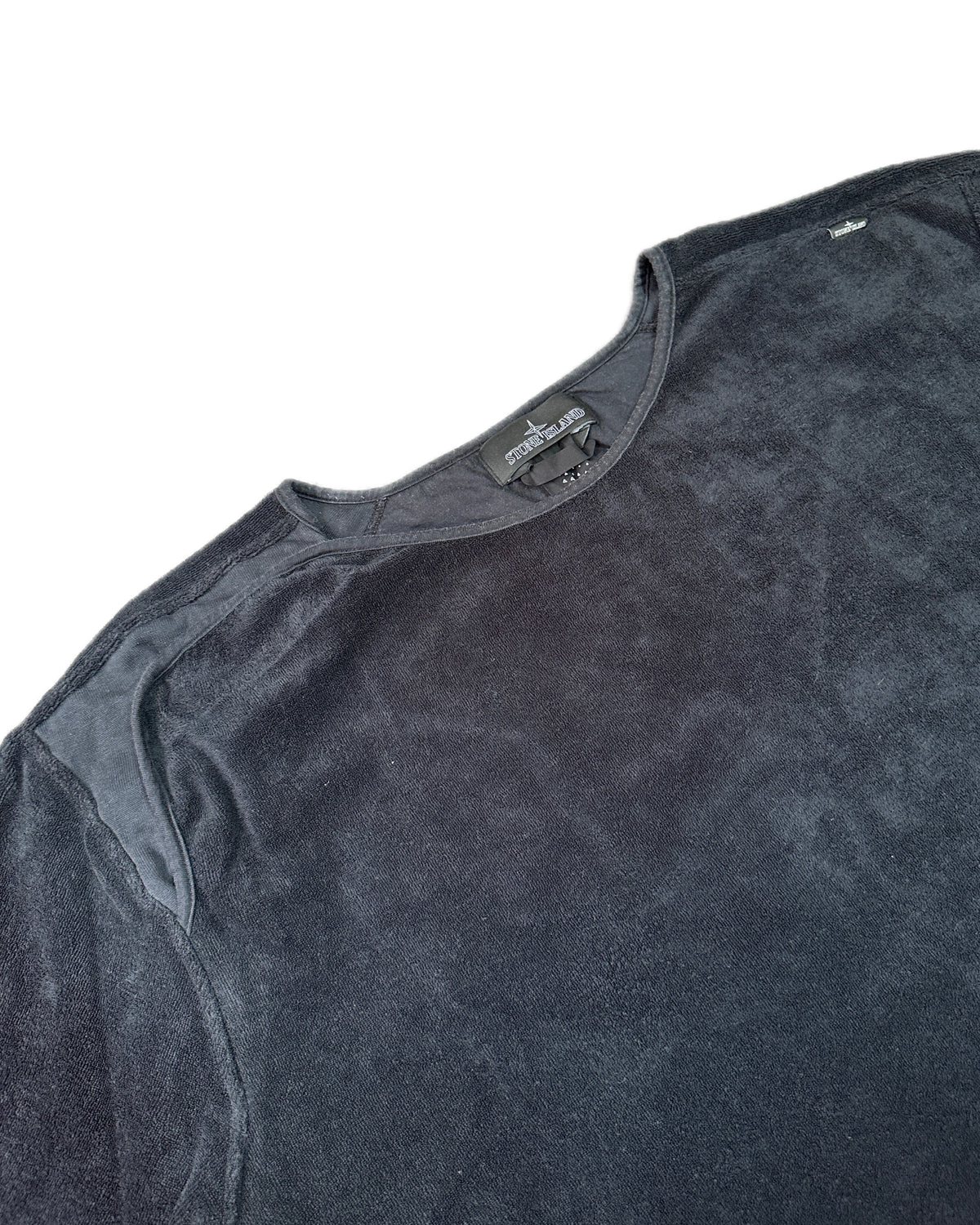 Stone Island Shadow Project 2023 Cotton Terry Shortsleeve Sweatshirt - XXL