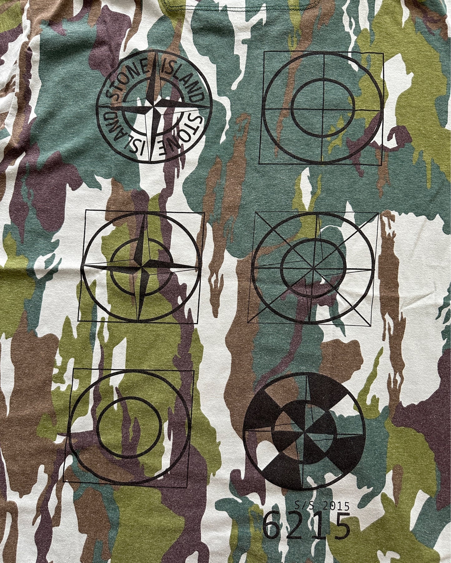 Stone Island 2015 Flowing Camo T-Shirt - L - Made in Italy