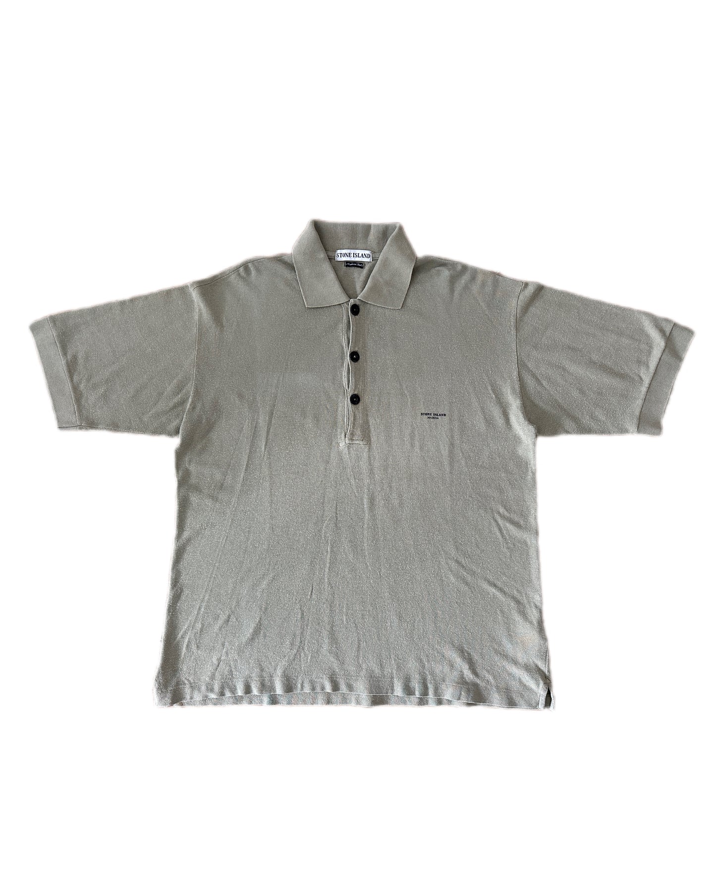 Stone Island Marina 1997 Pique Polo Shirt - L - Made in Italy
