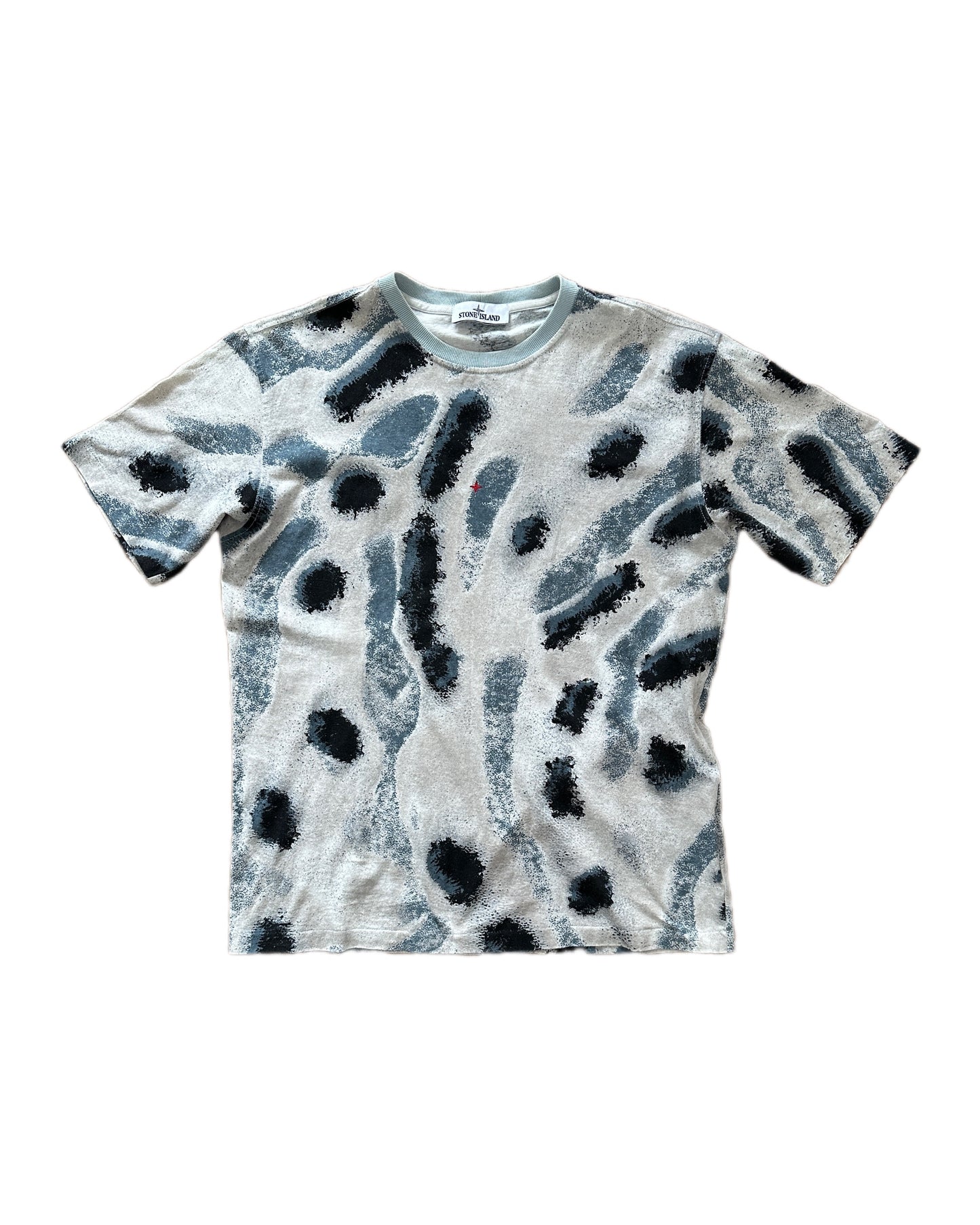 Stone Island Marina 2022 Cotton Jersey Reef Camo Print T-Shirt  - L