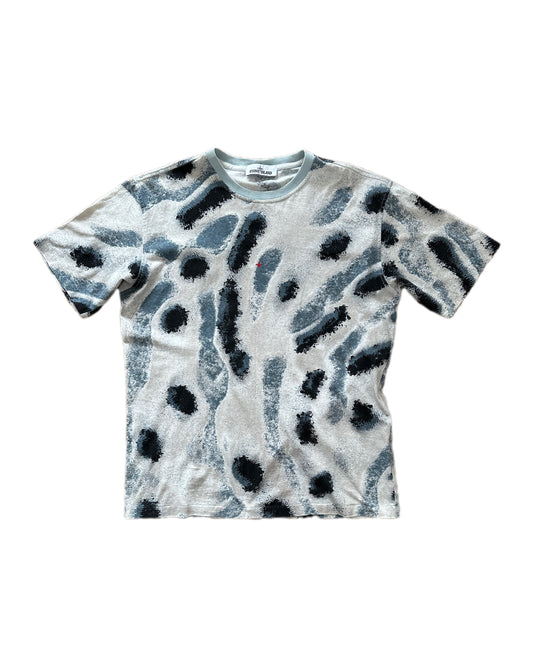 Stone Island Marina 2022 Cotton Jersey Reef Camo Print T-Shirt  - L