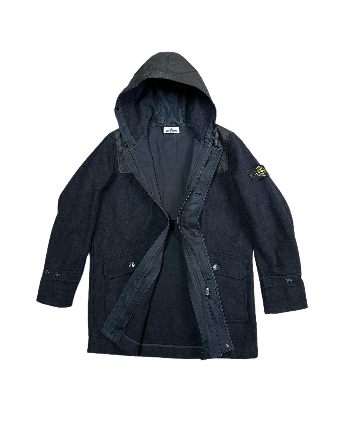 Stone Island 2013 Panno Speciale Wool Coat - XL - Made in Italy