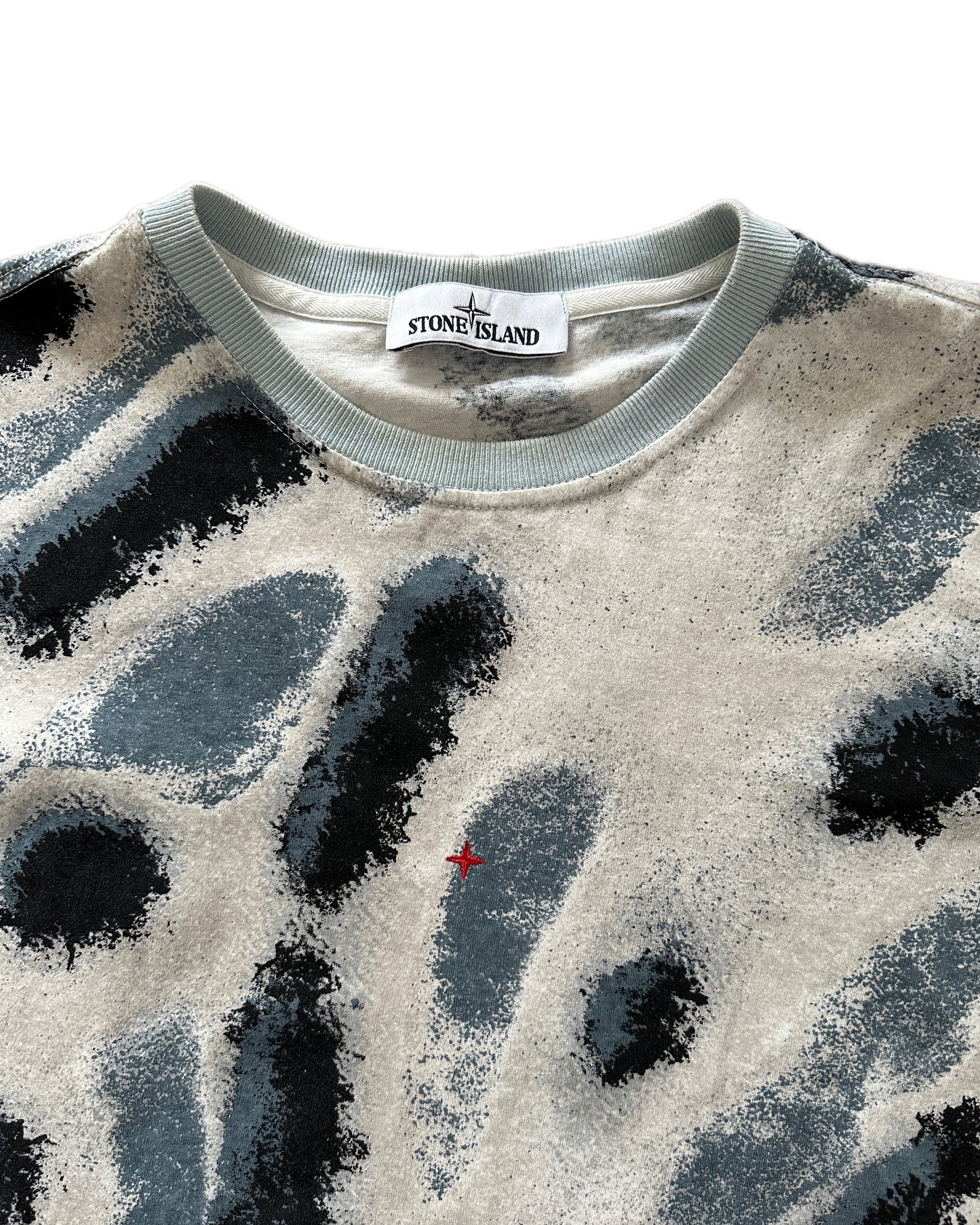 Stone Island Marina 2022 Cotton Jersey Reef Camo Print T-Shirt  - L