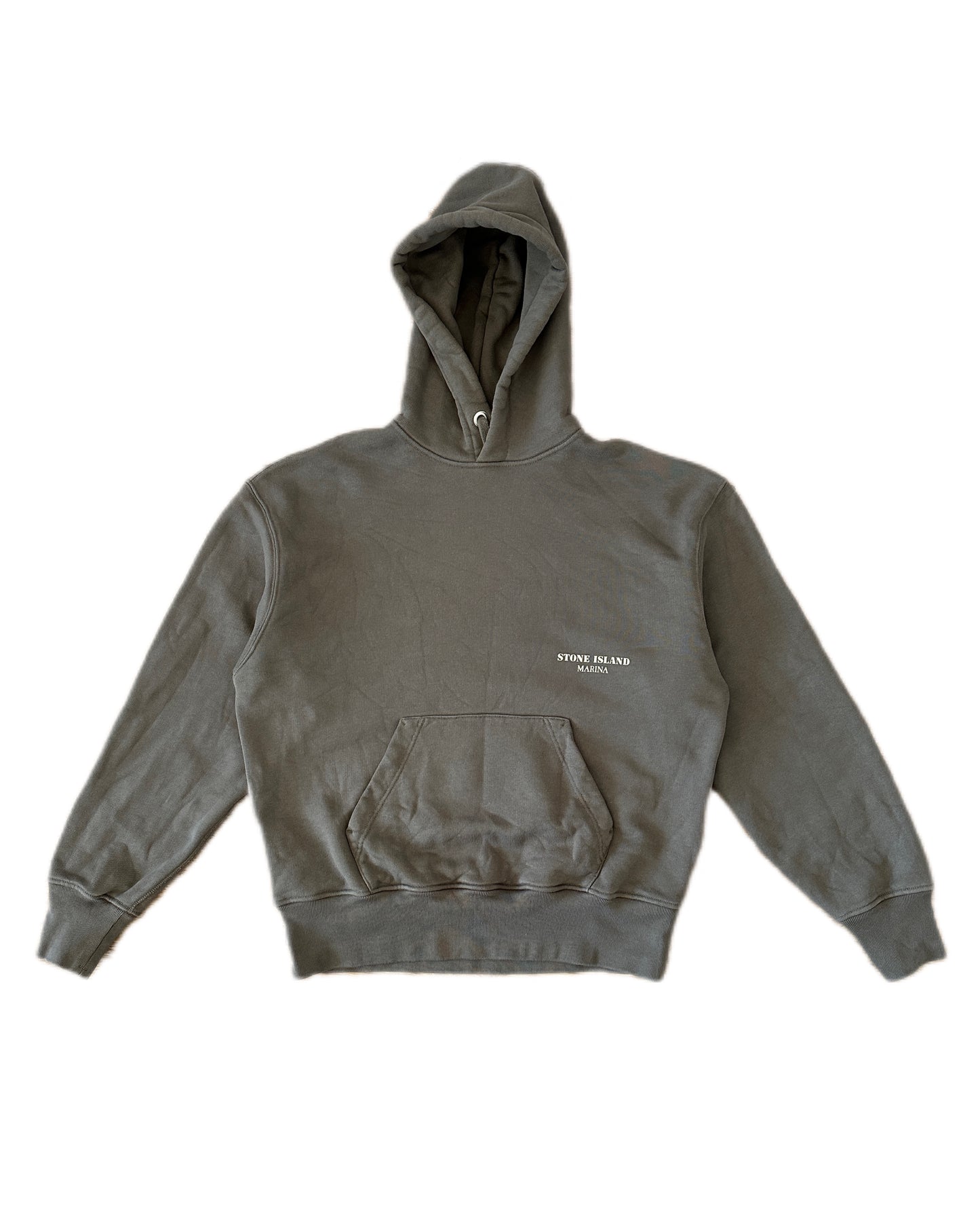 Stone Island Marina 2024 Cotton Fleece Hooded Sweatshirt - L