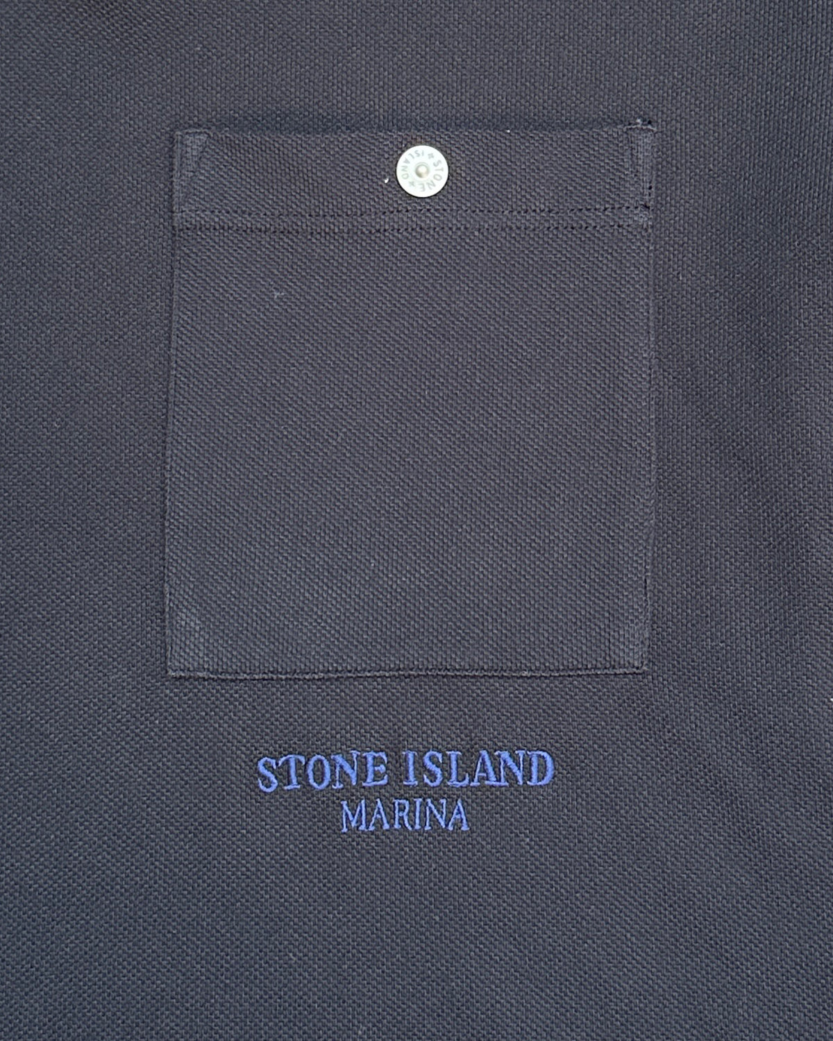Stone Island Marina 2025 Cotton Pique Polo Shirt - L