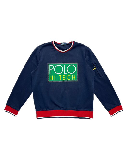 Polo Ralph Lauren Hi Tech 90s Retro Sweatshirt - L