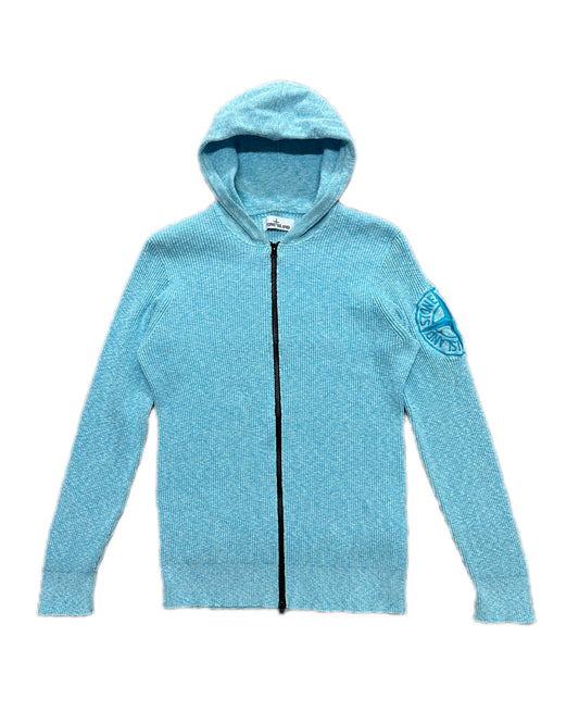 Stone Island 2021 Knit Zip Hooded Jacket - L