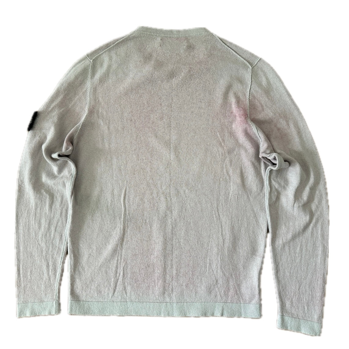 Stone Island 2020 Handsprayed Light Knit Peach Sweater - M - Made in Italy