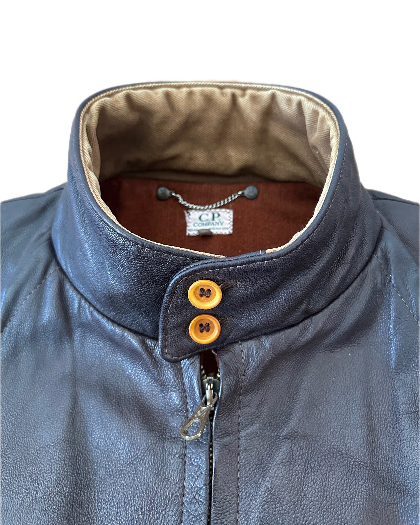 C.P. Company 1988 Leather Jacket - 54 / XL - Made in Italy