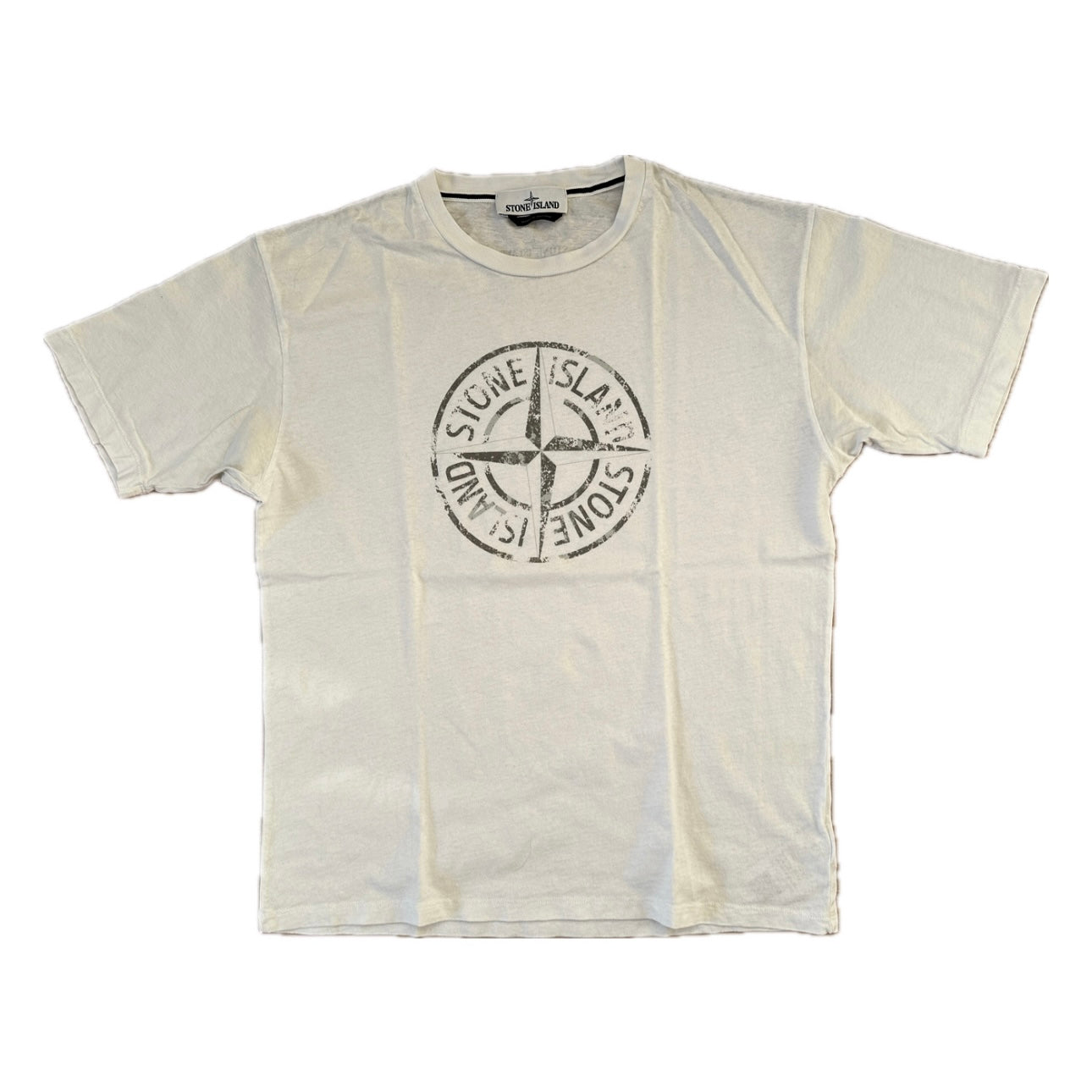 Stone Island 2017 Graphic Print Logo T-Shirt - L