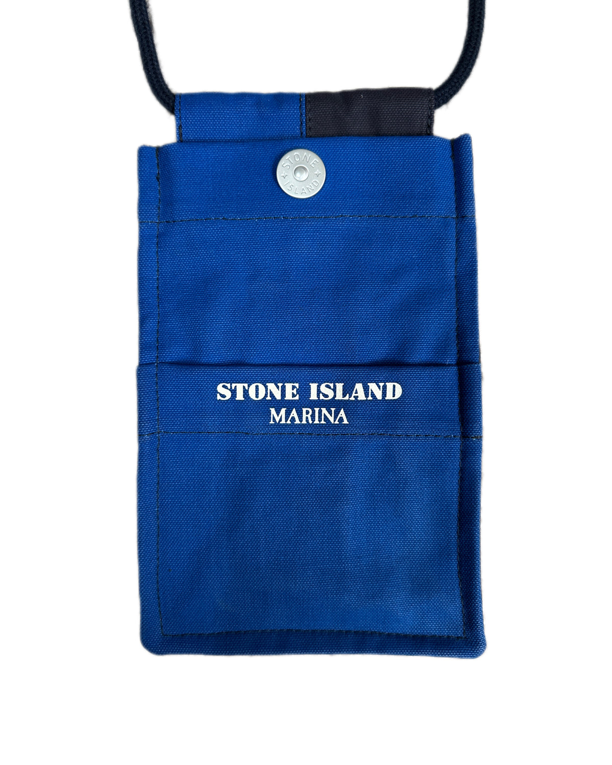 Stone Island Marina 2024 Plated Cotton Canvas Pouch Bag