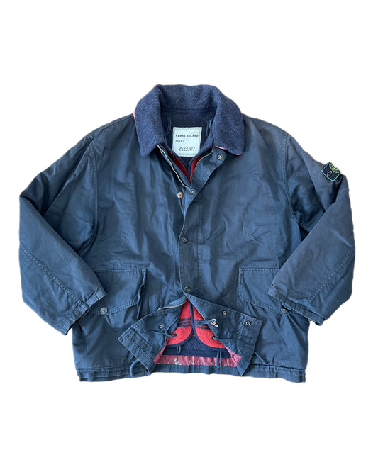 Stone Island 1993 Raso Gommato Dual Layer Jacket - XL - Made in Italy