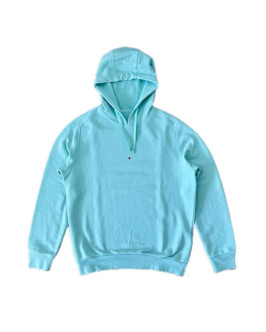 Stone Island Marina 2021 Cotton/Polyester Seaqual Yarn Fleece Hooded Sweatshirt - M