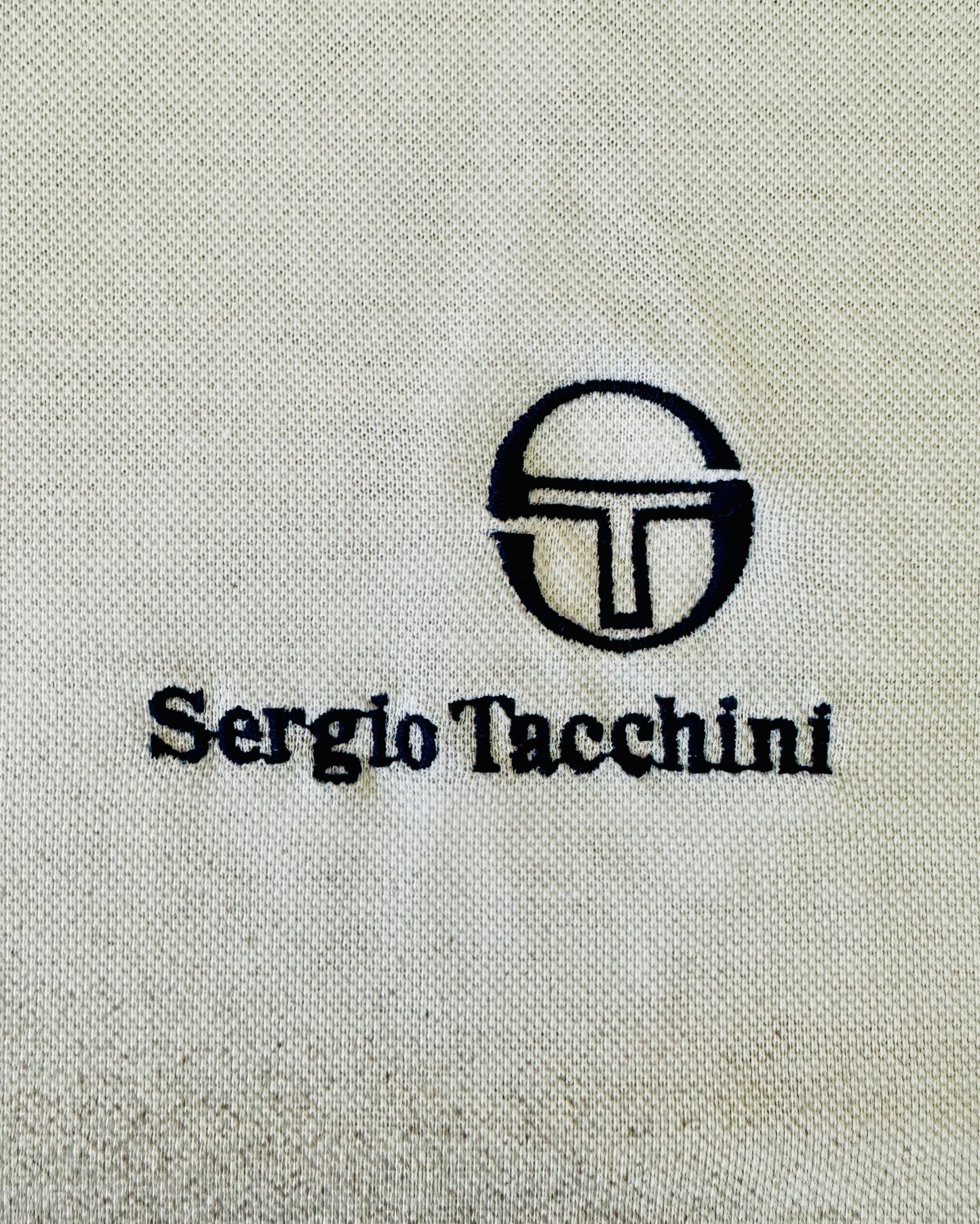Sergio Tacchini 1989 Polo Shirt - V / L - Made in Italy