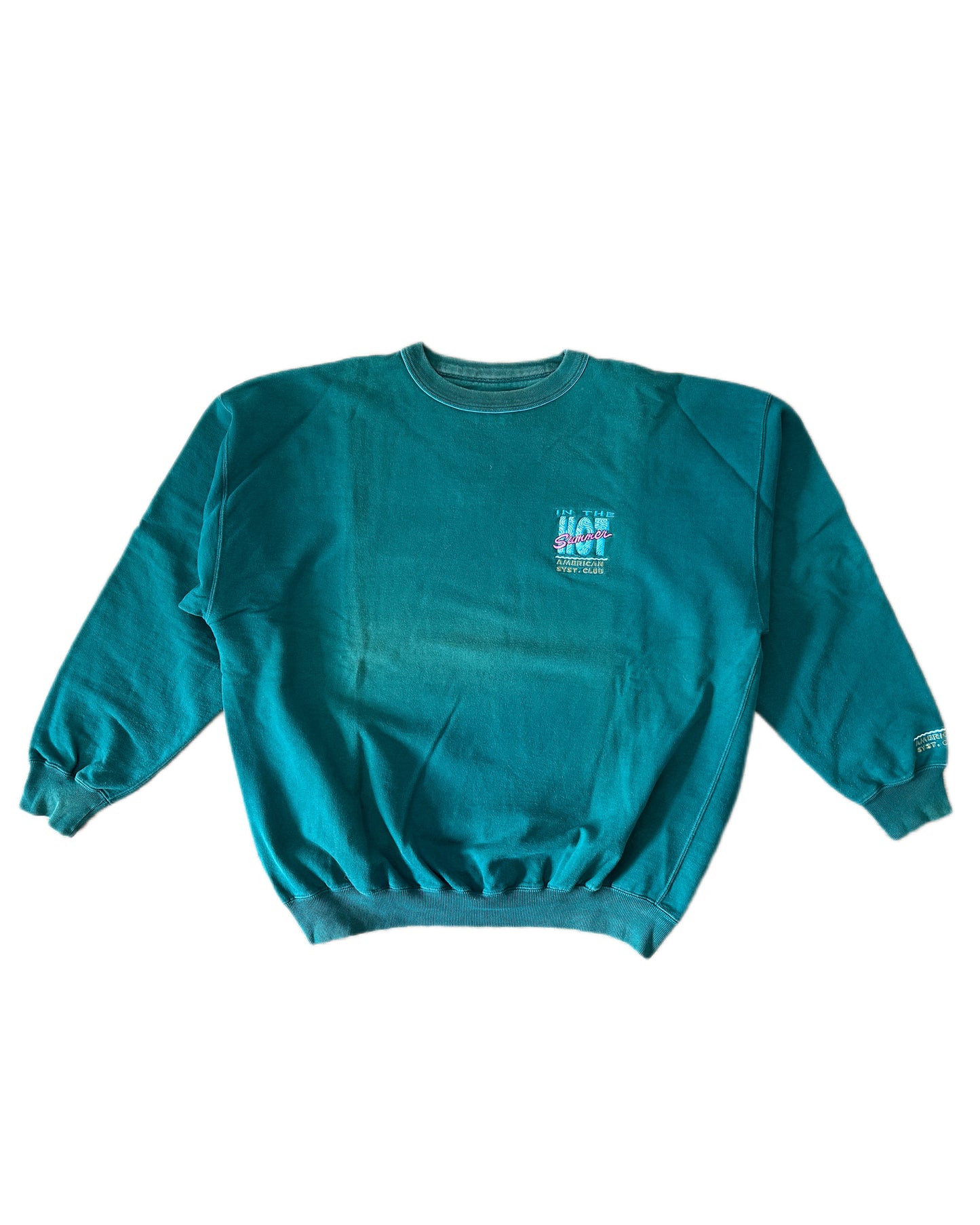 American System Vintage 1987 Hot in the Summer Sweatshirt - XXL - Made in Italy