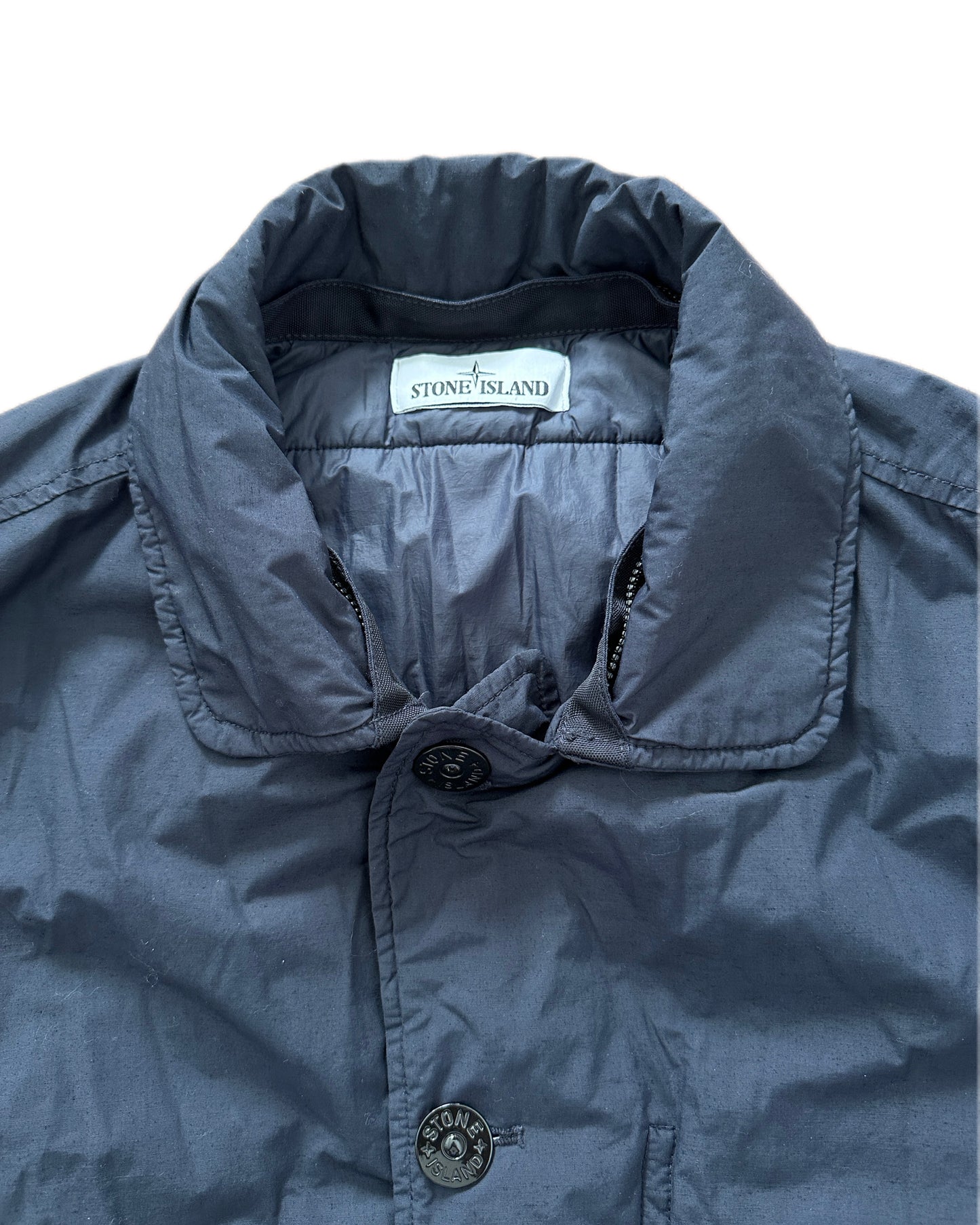 Stone Island 2021 Naslan Light Watro w/ Primaloft Navy Jacket - M - Made in Italy