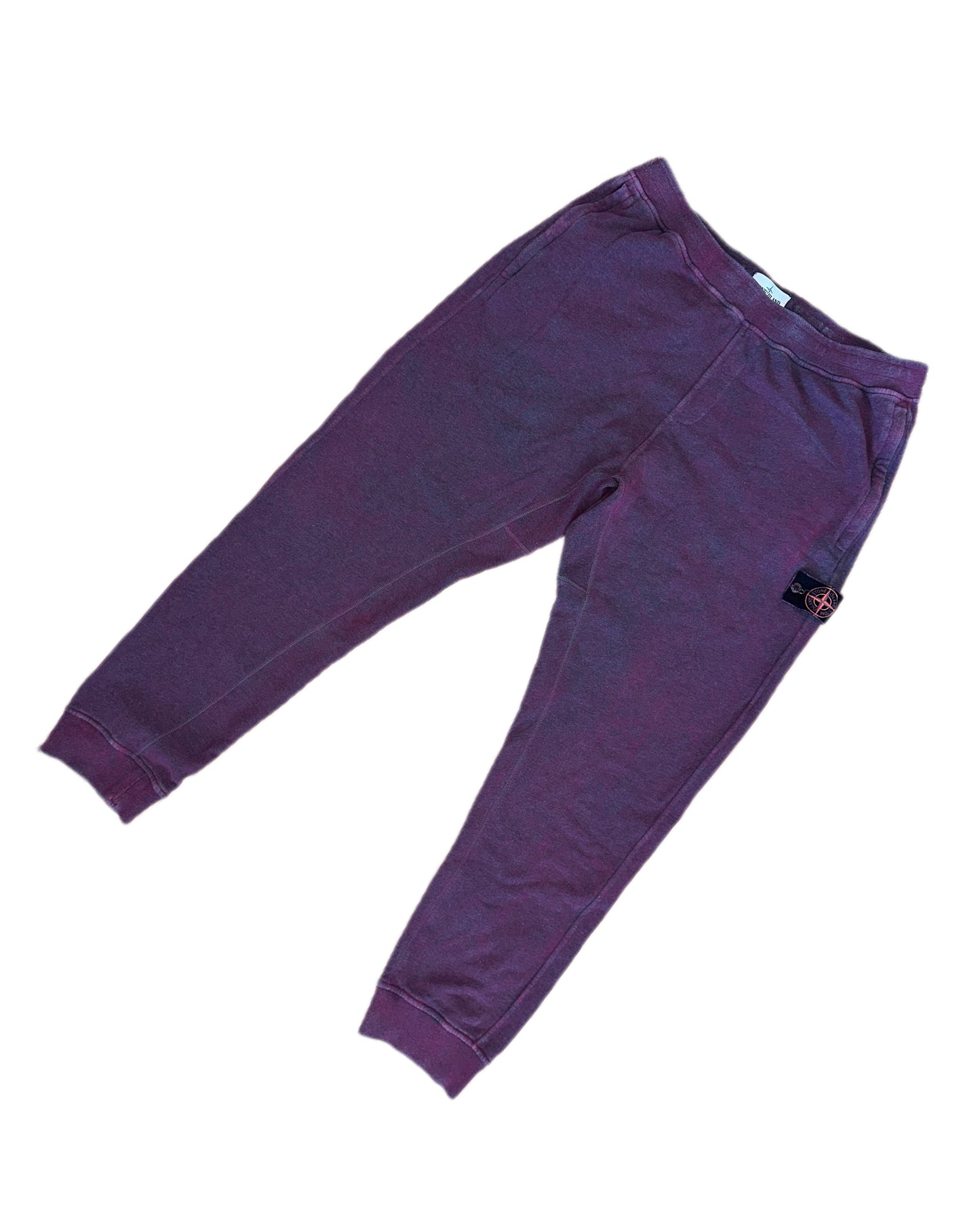 Stone Island 2020 Dust Colour Treatment Purple Sweat Pants - XXL