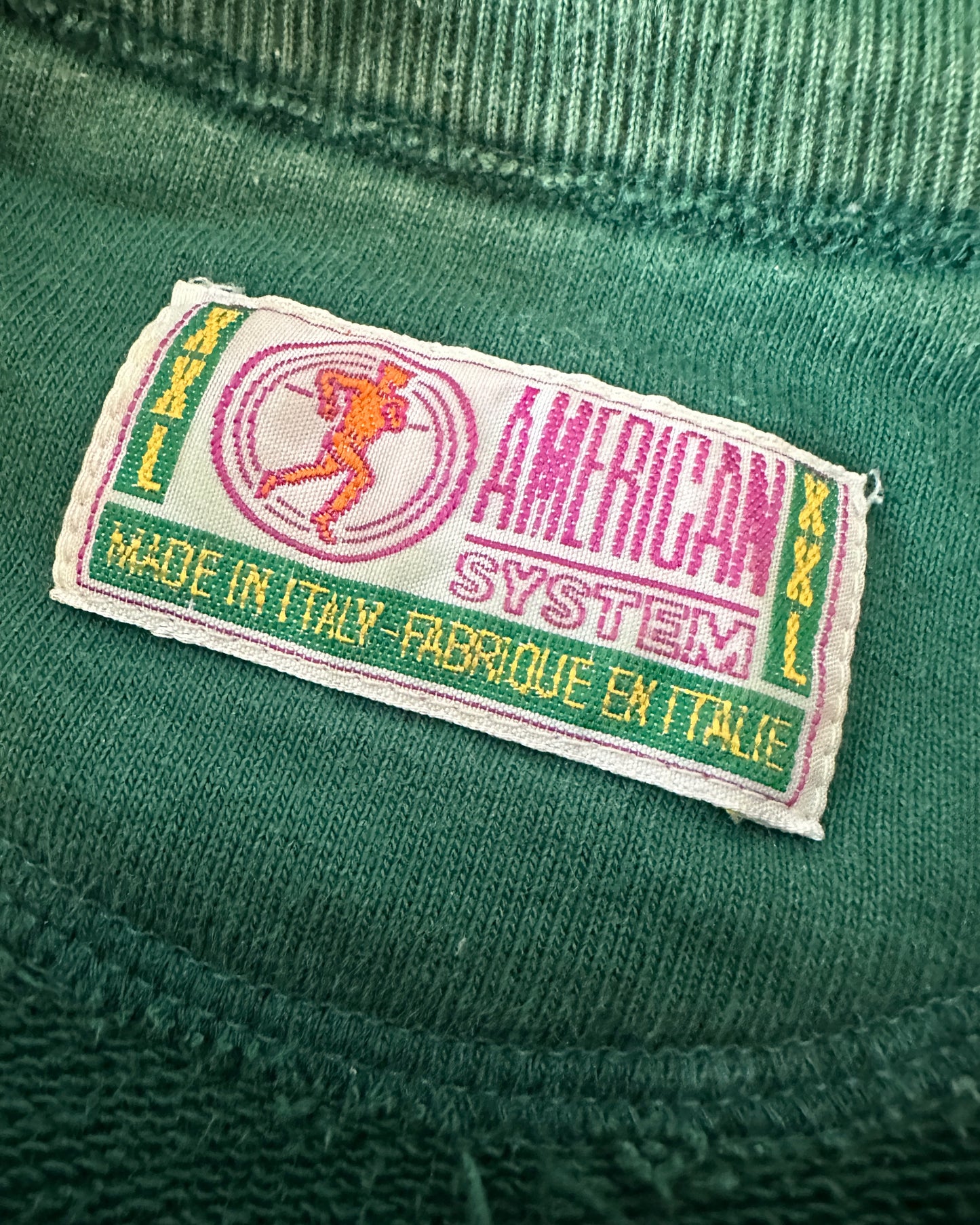 American System Vintage 1987 Hot in the Summer Sweatshirt - XXL - Made in Italy
