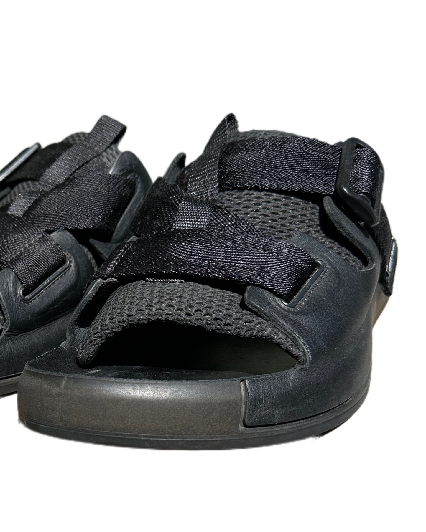 Stone Island Shadow Project 2023 Ecco Slide-On Sandal Leather & Tape - 45