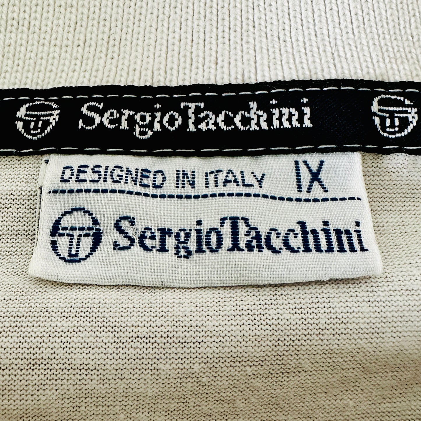 Sergio Tacchini 90s Tennis Polo Shirt - 9 / XXL