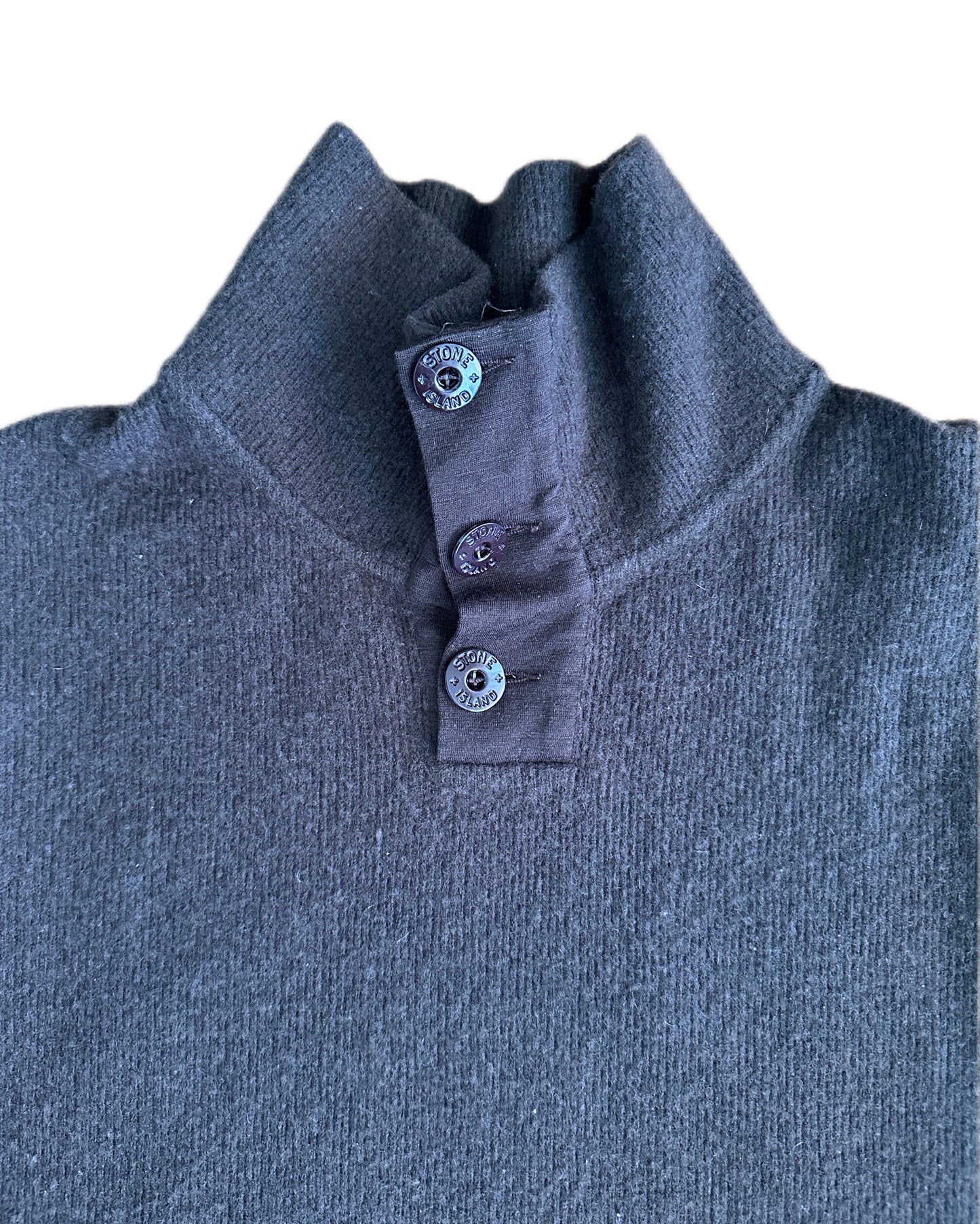 Stone Island 2002 Wool Mix Troyer Sweater - XL