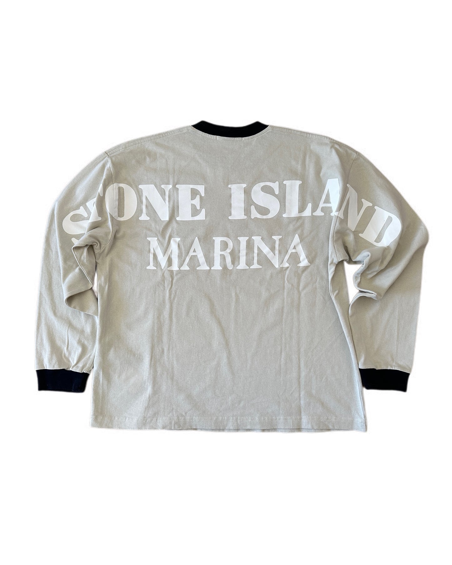 Stone Island Marina 2023 Backprint Cotton Longsleeve Shirt - L