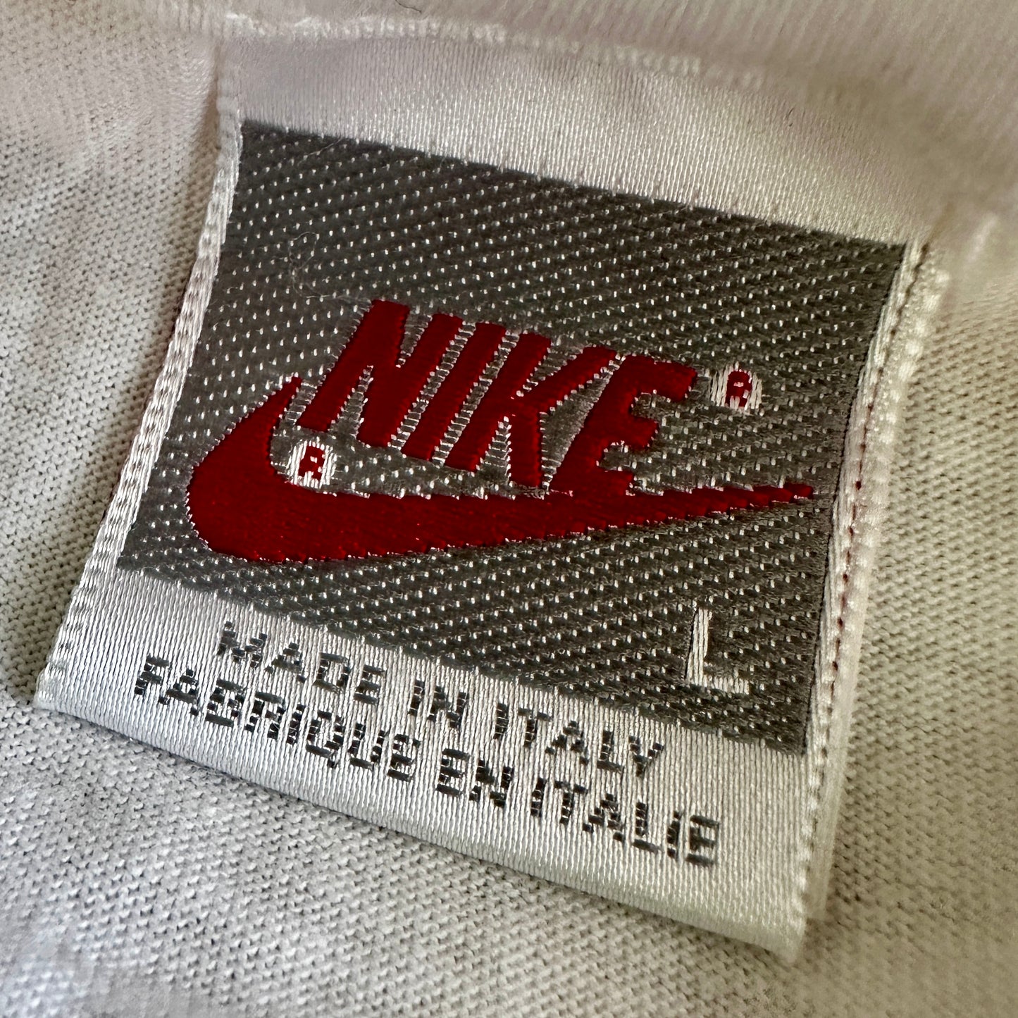 Nike 1989 Vintage 400m Relay White T-Shirt - L - Made in Italy