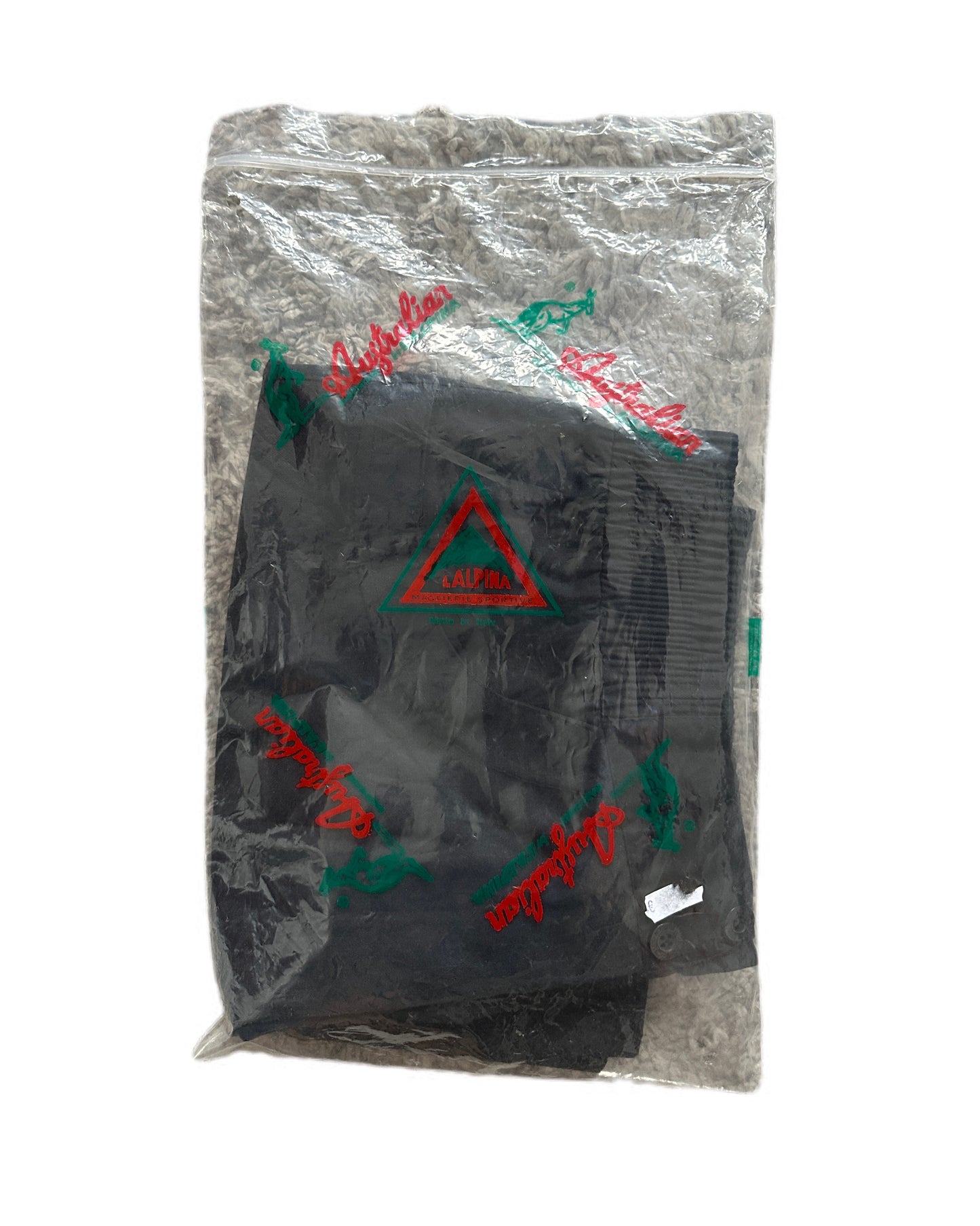 Australian L’Alpina Vintage 1986 Black Tennis Shorts BNWT - 48 / M - Made in Italy