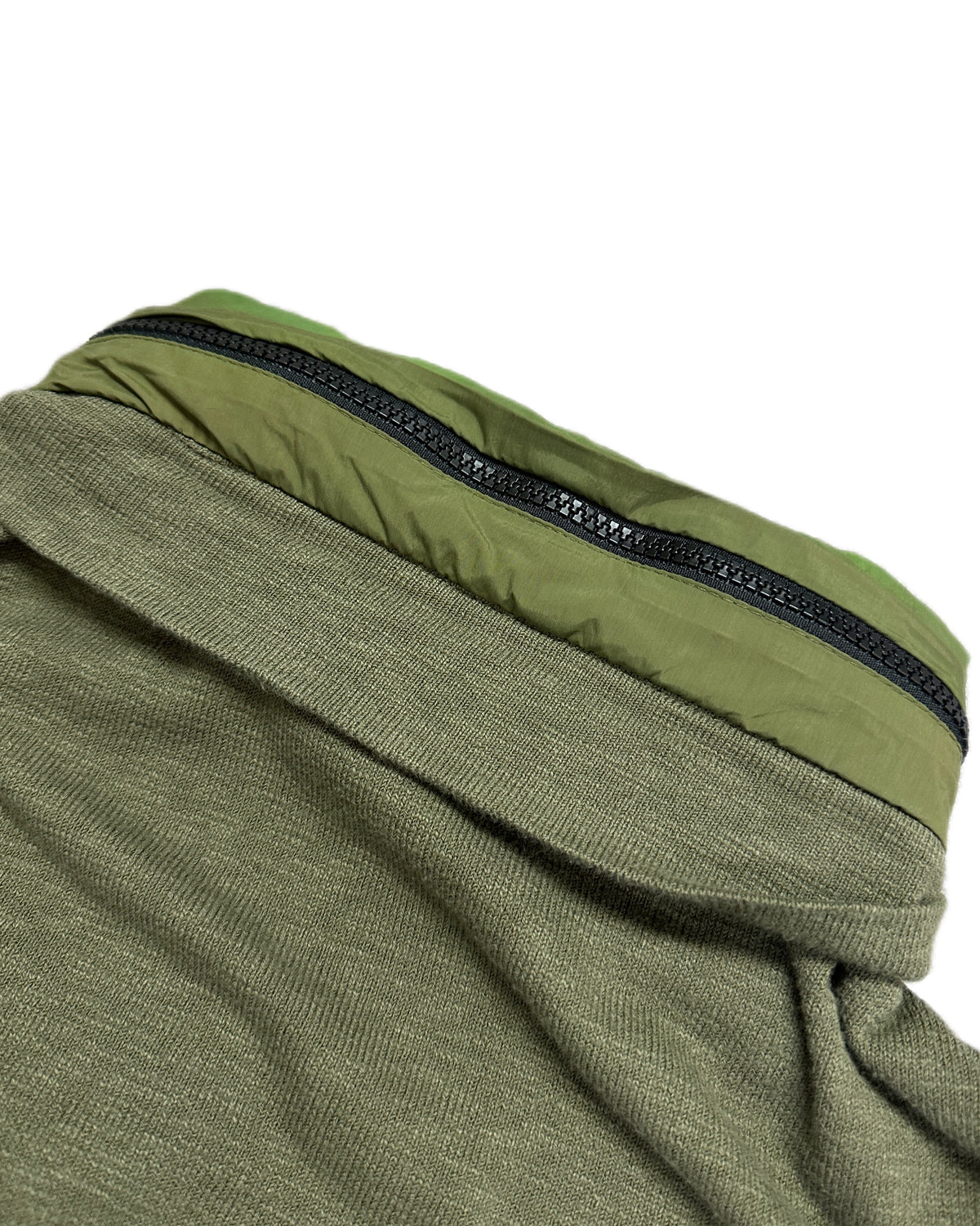 Stone Island 2011 Khaki Hooded Knit Jacket - XL - Made in Italy