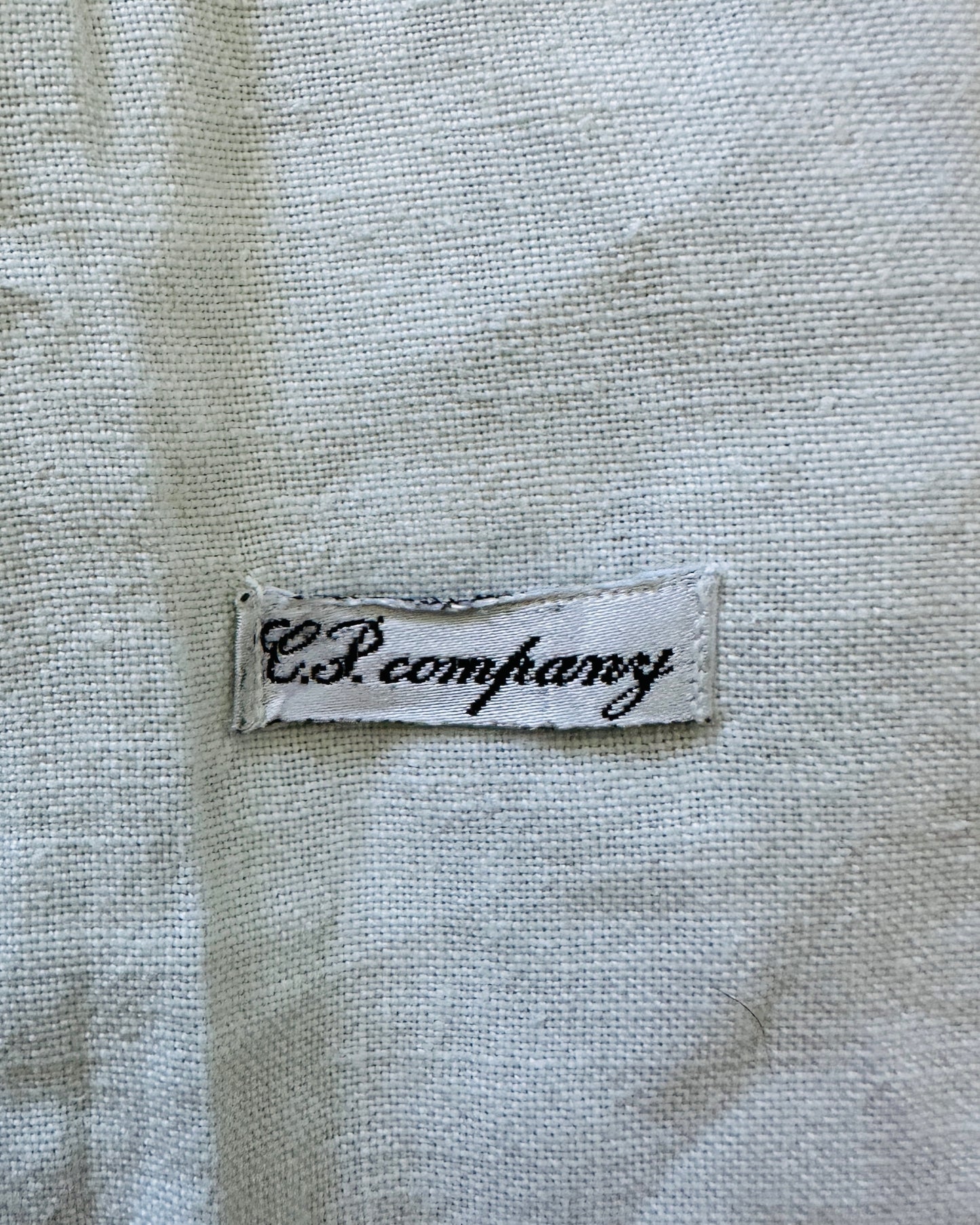 C.P. Company 1989 Vintage Linen Overshirt - 6 / XL - Made in Italy