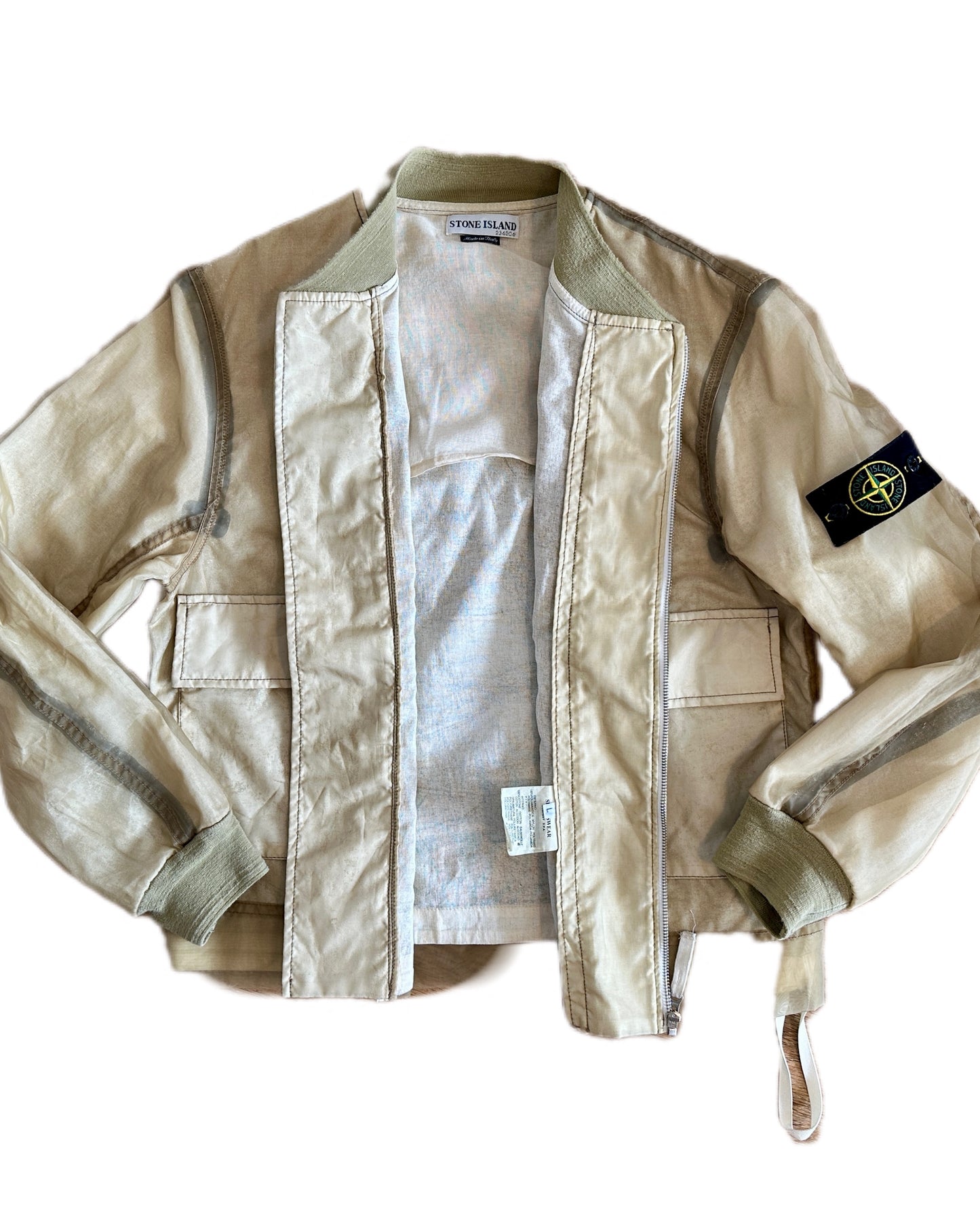 Stone Island 2001 Archivio Monofilament Bomber Jacket  - L - Made in Italy