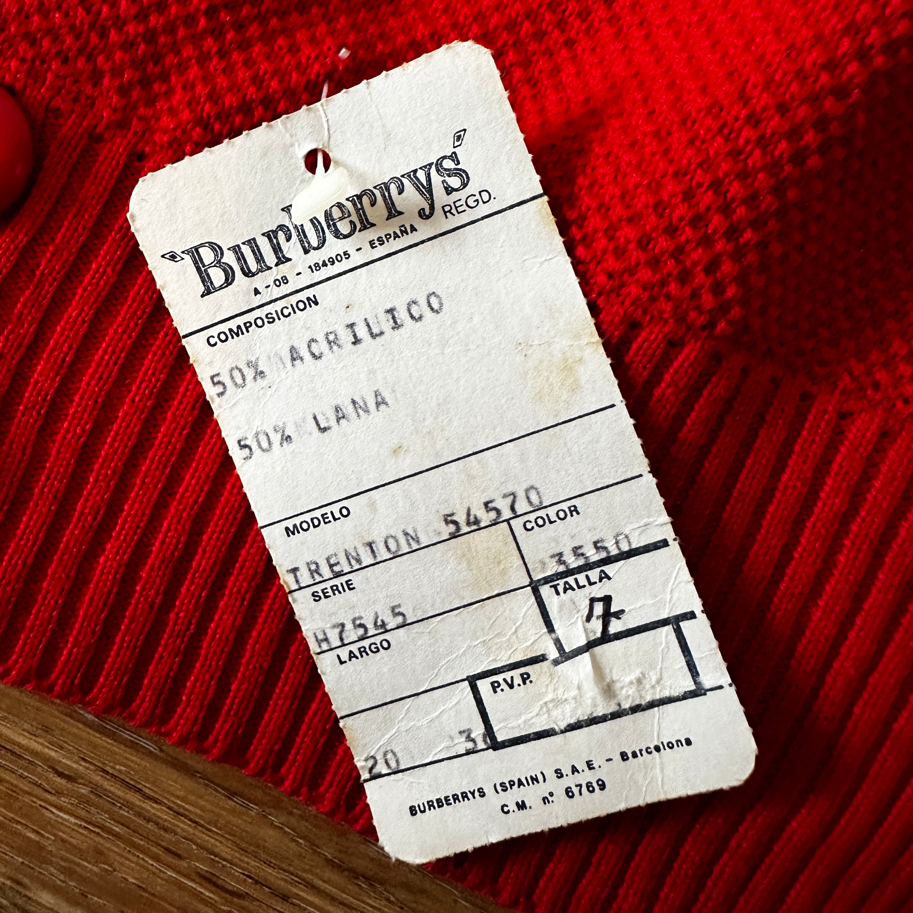 Burberry shop 80s xl