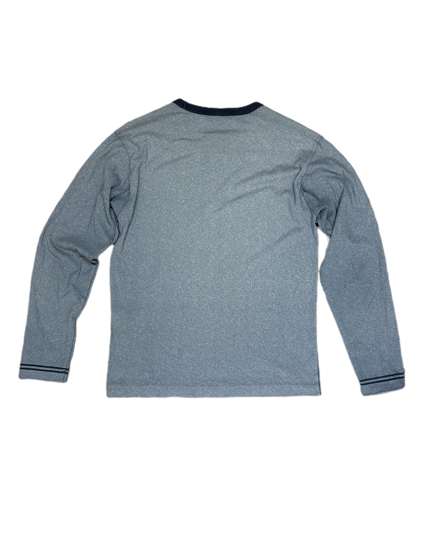 Stone Island 2019 Jersey Placcato Box Logo Longsleeve T-Shirt - M