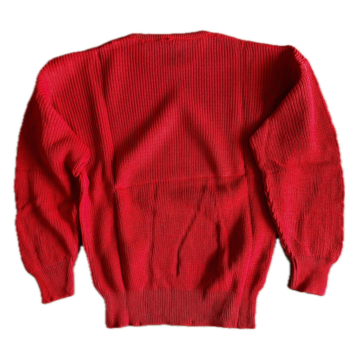 Nike 1986 Vintage Tennis Crewneck Knit Sweater Red - L - Made in Italy