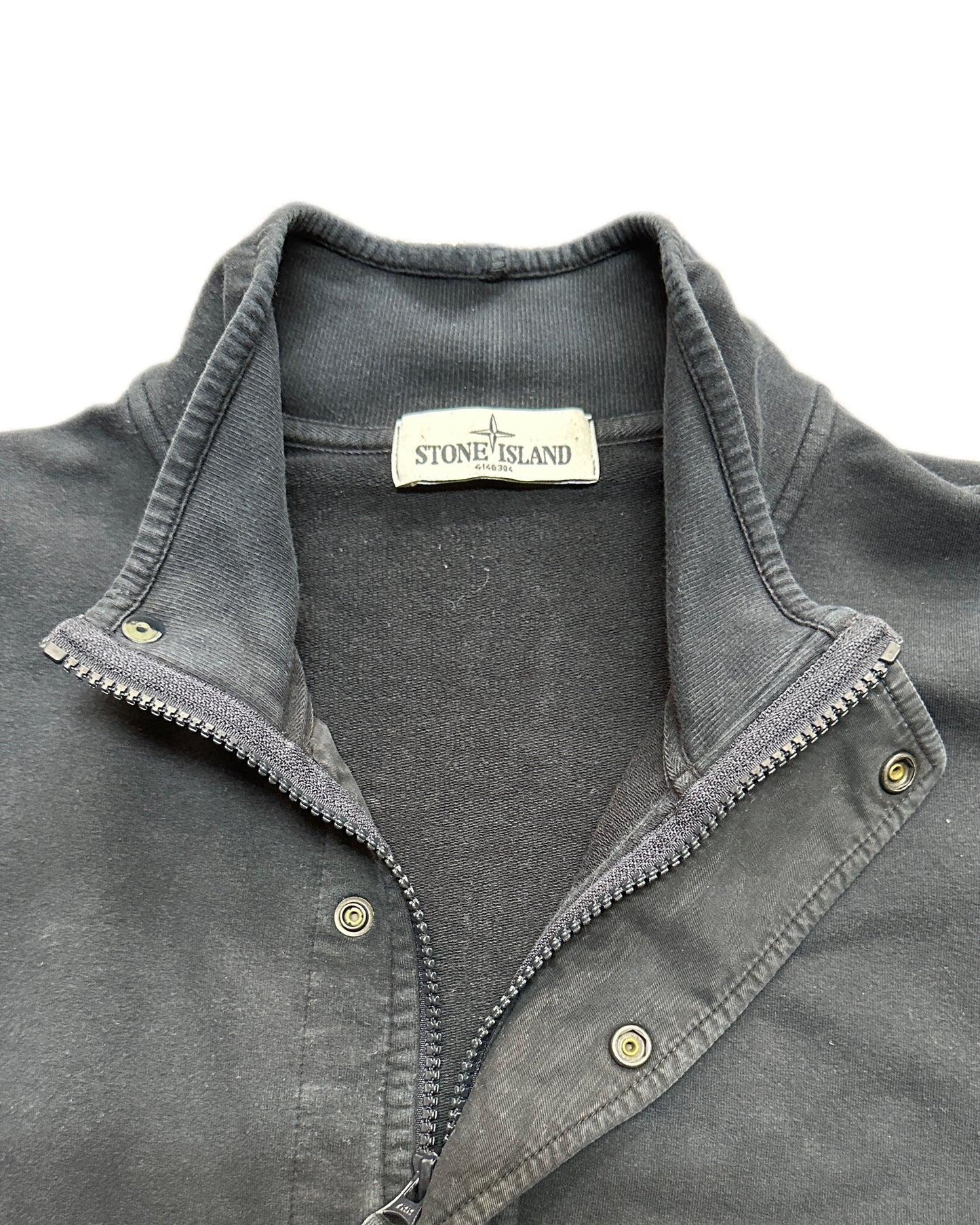 Stone Island 2013 Cotton Troyer Sweatshirt Navy - XXL - Made in Italy