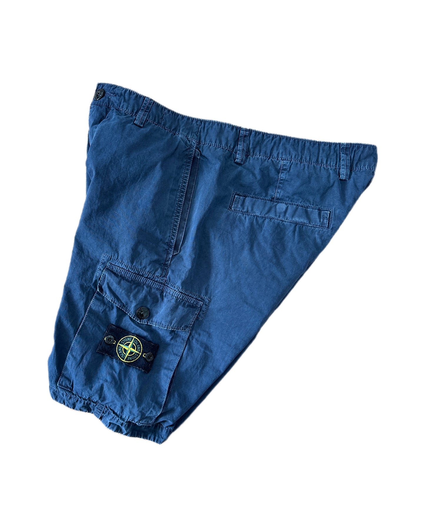 Stone Island 2017 Navy Cargo Shorts - W34