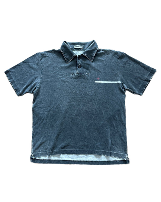 Stone Island 2000s Vintage Polo Shirt - L - Made in Italy