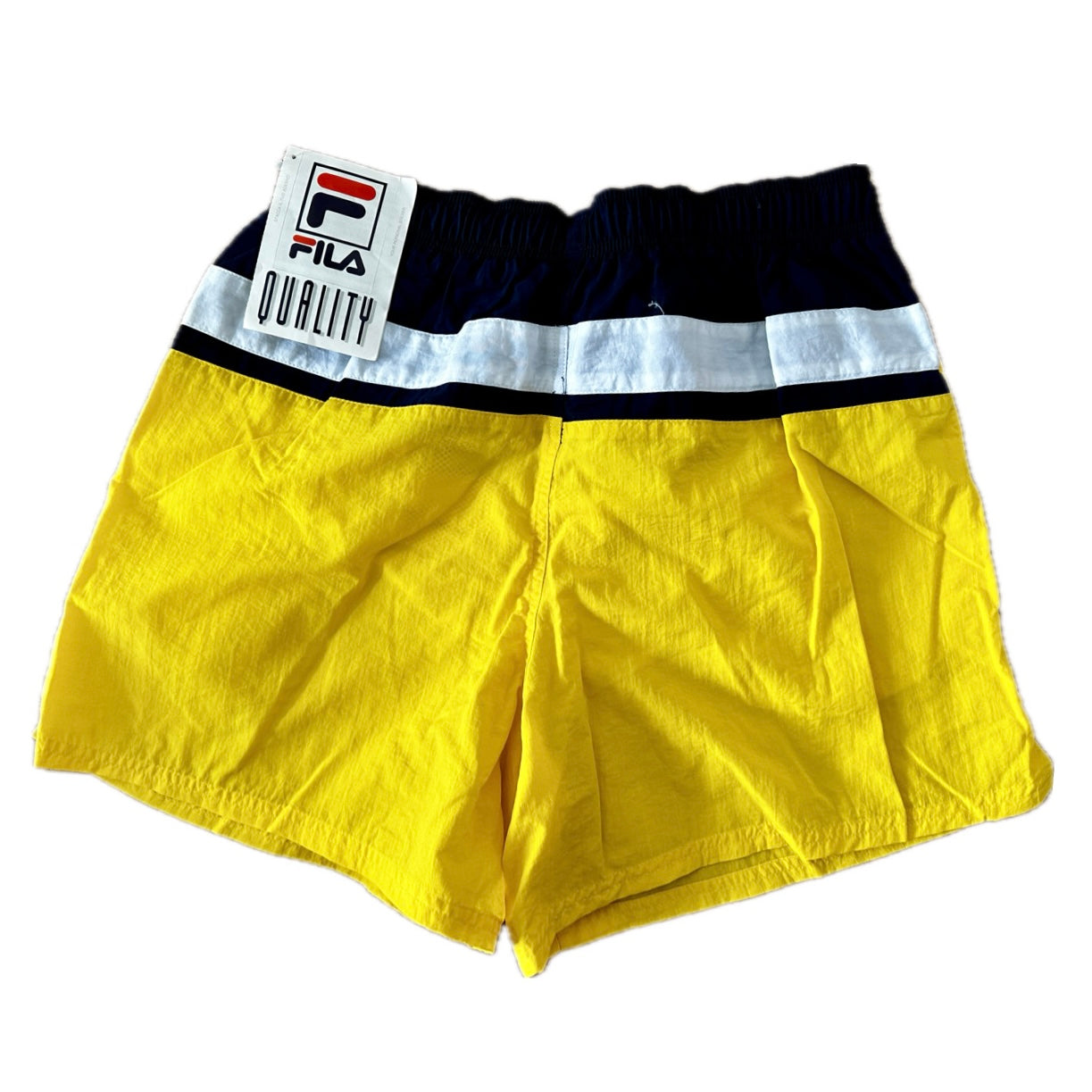 Fila Vintage Sports Shorts 1993 Yellow - 50 / M