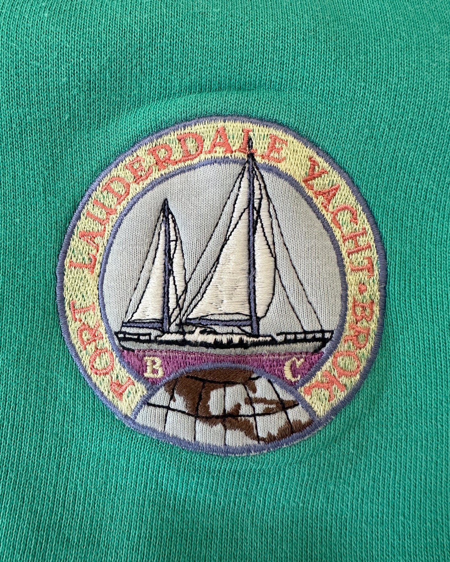 Best Company 1987 Vintage Fort Lauderdale Yacht Sweatshirt - XL - Made in Italy