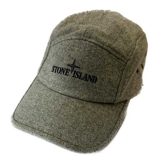 Stone Island Grey 5 Panel Cap - L