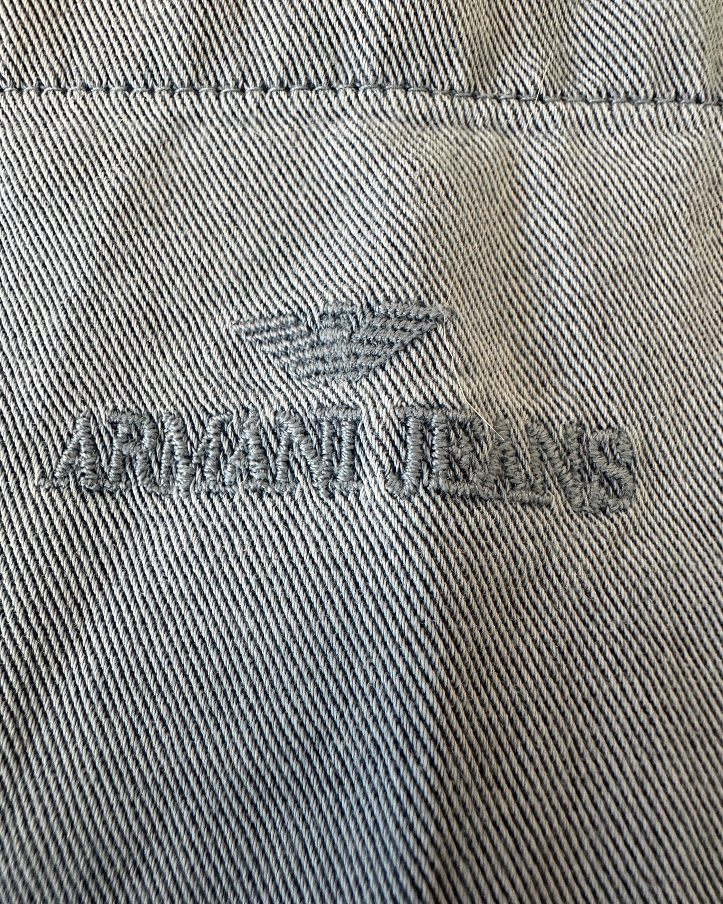 Armani Jeans Vintage 90s Cotton Overshirt -  L - Made in Italy