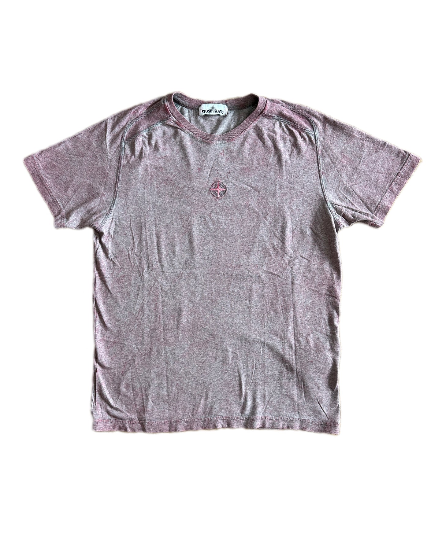 Stone Island 2021 Dust Colour Treatment Purple T-Shirt - L