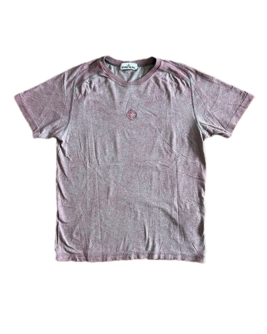 Stone Island 2021 Dust Colour Treatment Purple T-Shirt - L