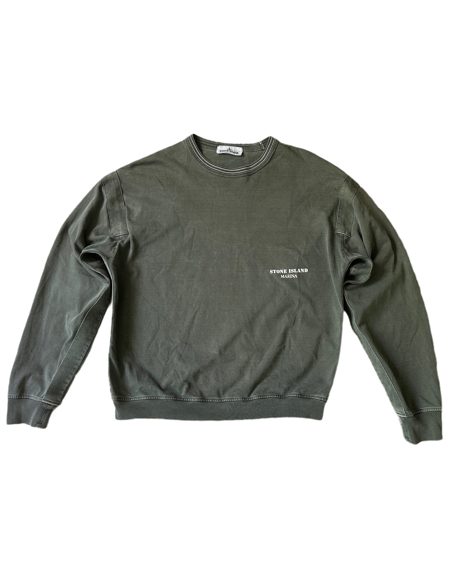 Stone Island Marina 2024 Old-Treatment Sweatshirt -  M