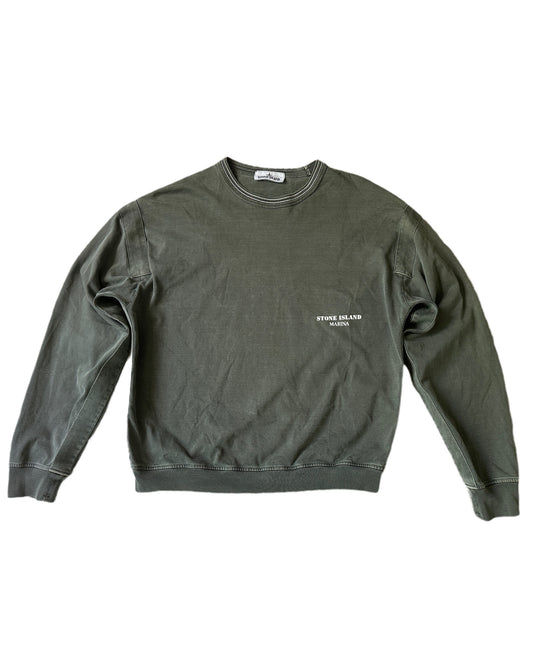 Stone Island Marina 2024 Old-Treatment Sweatshirt -  M